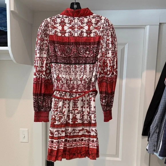 Alice + Olivia Tiffie Puff Sleeve Mini Dress - Picture 2 of 6